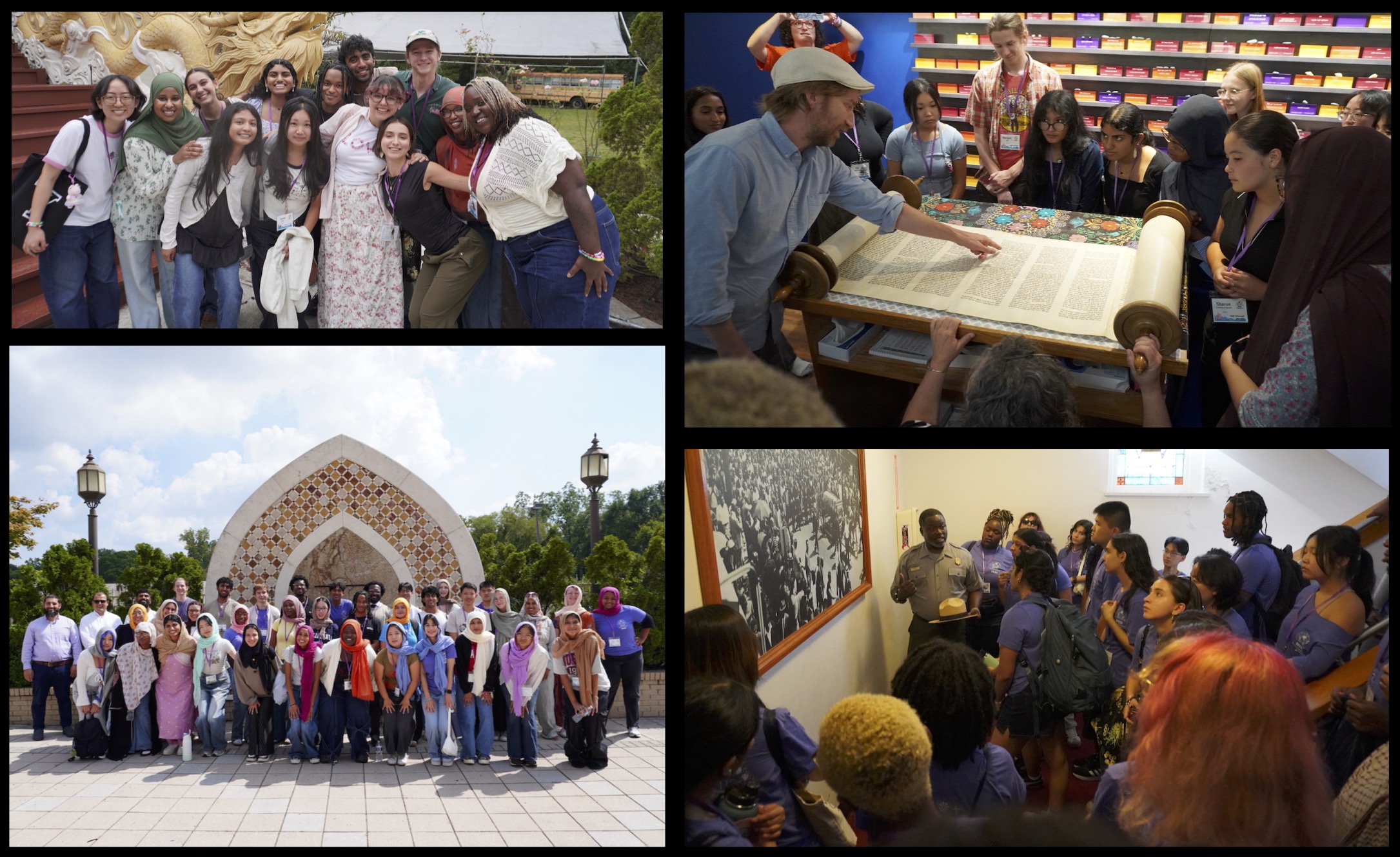collage of student participants in WISE program